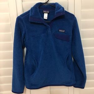 Royal blue Patagonia fleece pullover
